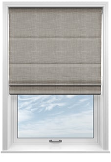 Kilkenny, Wool Grey - Motorised Roman Blind